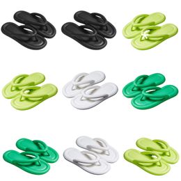 Été nouveau produit pantoufles designer pour femmes chaussures blanc noir vert confortable tongs pantoufles sandales mode-034 femmes diapositives plates GAI chaussures de plein air sp