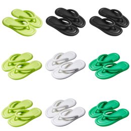 Été nouveau produit pantoufles designer pour femmes chaussures blanc noir vert confortable tongs pantoufles sandales mode-028 femmes diapositives plates GAI chaussures de plein air