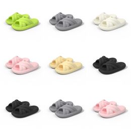 Nouveau produit d'été Livraison gratuite Slippers Designer pour femmes chaussures vert blanc noir noir rose gris sandals fashion-09 wemens plates plates gai chaussures extérieures