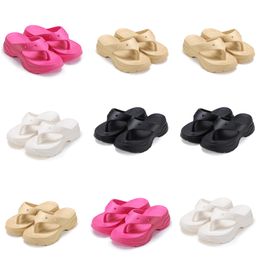 Été nouveau produit livraison gratuite pantoufles designer pour femmes chaussures blanc noir rose tongs sandales pantoufles souples mode-02 diapositives plates pour femmes GAI chaussures de plein air