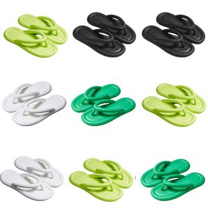 Été nouveau produit pantoufles designer pour femmes chaussures blanc noir vert confortable tongs pantoufles sandales mode-023 femmes diapositives plates GAI chaussures de plein air