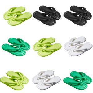 Été nouveau produit pantoufles designer pour femmes chaussures blanc noir vert confortable tongs pantoufles sandales mode-017 femmes diapositives plates GAI chaussures de plein air