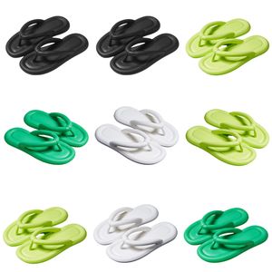 Été nouveau produit pantoufles designer pour femmes chaussures blanc noir vert confortable tongs pantoufles sandales mode-029 femmes diapositives plates GAI chaussures de plein air