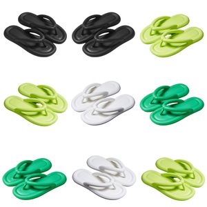 Été nouveau produit pantoufles designer pour femmes chaussures blanc noir vert confortable tongs pantoufles sandales mode-010 femmes diapositives plates GAI chaussures de plein air