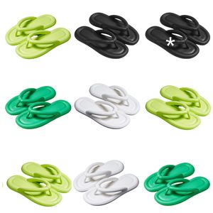 Été nouveau produit pantoufles designer pour femmes chaussures blanc noir vert confortable tongs pantoufles sandales mode-051 femmes diapositives plates GAI chaussures de plein air