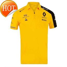 Zomer nieuw Renault pak T-shirt heren sneldrogend shirt met korte mouwen polokraag zweetafvoerende motorfiets