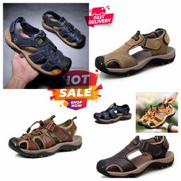 Sommer Neue Sandalen Herren Leder Weiche Sohle Outdoor frauen Schuhe Freizeit Strand Bequeme Schuhe Anti slip Hausschuhe