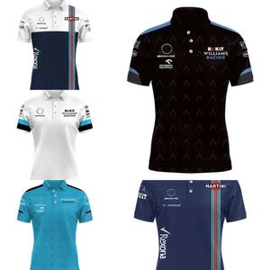 Zomer nieuw shirt F1 racepak Williams Benz Team T-shirt polo heren rapel overalls vrouwen polos tops 5xl2 shorts 77AA