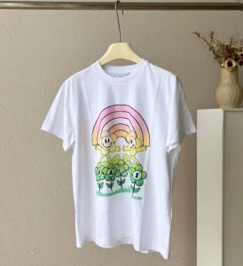 Été nouveaux styles femmes manches courtes mode t-shirt imprimé amour monde décontracté coupe ajustée belle journée t-shirt t-shirts