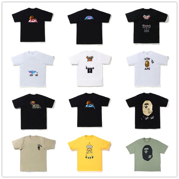 Nouveaux T-shirts d'été T-shirt de marque Camo Head Co classique pour hommes et femmes à manches courtes imprimé Alien T-shirts mince col rond chemise décontractée haut ample vêtements