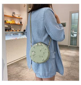 Été Nouvelle femmes Sac crossbody Small Lace Flower Messager Sacs pour femelle portefeuille mignon porte-élingue rond