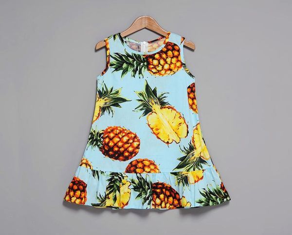 Robe d'été pour mère et fille, tenues assorties pour famille, robe imprimée de fruits au citron, pour maman et moi, nouvelle collection 4114960