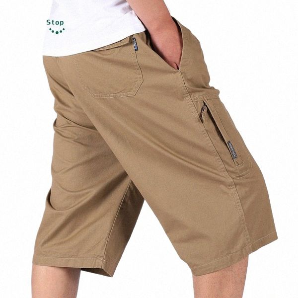 Short Cargo d'été en plein air pour hommes, pantalon Cargo ample et respirant à jambes droites, Bermuda court, 245S #