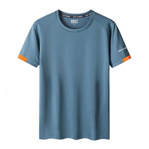 T-shirt à manches courtes pour hommes, vêtements d'été en plein air, grande taille, séchage rapide, vêtements de groupe de sport imprimés Cf82