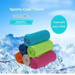 zomer buiten sportkoeling koude handdoeken snel drogen fitness geprinte handdoek