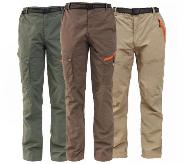 Verano Deportes al aire libre Secado rápido Hombres Camping Pesca Trekking Senderismo Pantalones Mujeres Transpirable Extraíble Pantalón impermeable C19041201254F8526242