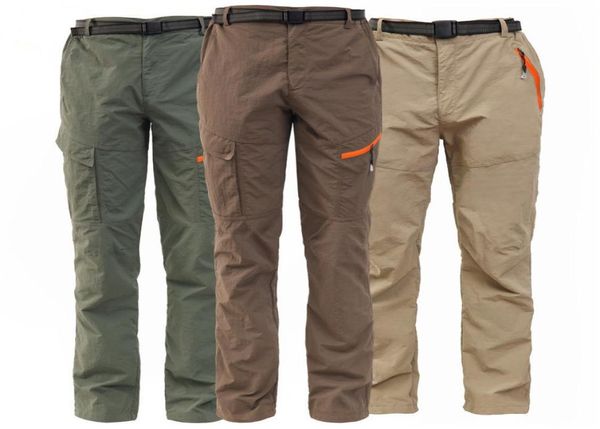 Verano Deportes al aire libre Secado rápido Hombres Camping Pesca Trekking Senderismo Pantalones Mujeres Transpirable Extraíble Pantalón impermeable C19041201254F4753614