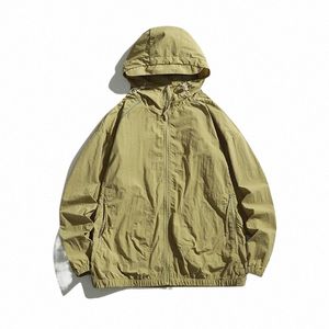 Été surdimensionné peau veste hommes mince manteau de protection solaire Fi coréen Streetwear Baggy Sun Protecti vêtements hauts mâle grande taille T6Aq #