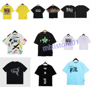 Zomer PA Mannen Womens Palms T-shirts Mans Stylist Tee Guillotine Bear palms Gedrukte Korte Mouw Afgeknotte Beren Hoeken Tees Angel t-shirt ANI BL