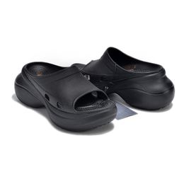 Zomer Paris Chunky Clog Designer Sandalen voor vrouwelijke slippers Clogs Slides Outdoor Sandaal Sandaal Sandaal Sandaal Black Wit Khaki Pink Casual schoenen Platformschoenen Plaatvormschoenen