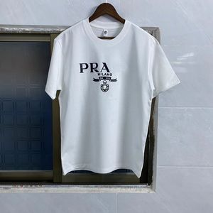 Verano París Camiseta para hombre Camiseta de diseñador Camiseta con letras flocadas de lujo Camiseta Moda clásica Camiseta de manga corta de algodón informal de manga corta para mujer verde