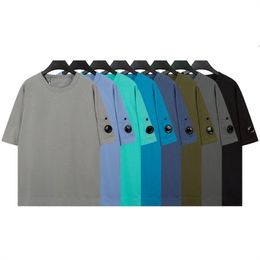 Verano París Camisetas para hombre Diseñador Camiseta de lujo Flocado Carta Camiseta Camiseta Moda clásica Verde para mujer Manga corta Casual Algodón CP Camiseta Tops