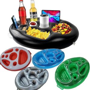 Party Party Bucket tasse support gonflable Piscine Float Bière Boire refroidisseur de table Bar Bay Planche ACCESSOIRES DE RANE DE NATUITS 240506