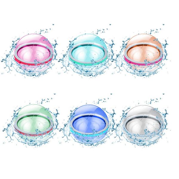 Balles d'eau réutilisables d'activité de piscine de fête d'été boule d'éclaboussure de bombe d'eau de silicone rechargeable rapide