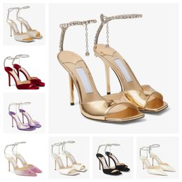 Zomer Perfecte Azia Sandalen Schoenen Dames Feest Kruis Strappy Vierkante Teen Hoge Stiletto Hakken Dame Feest Trouwjurk Gladiator Sandalias EU35-43 BOX