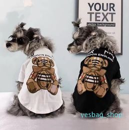 Summer Pet Clothing Designer Pet Coat Pet Poodle Luxurys Camiseta de moda de cachorros