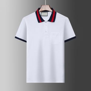 Zomer poloshirts Heren T-shirts Designer katoenen polo T-shirts Mode Casual Zakelijk Werk Sport Snake Bee Letter Print Borduren High Street Heren Polo's Shirts