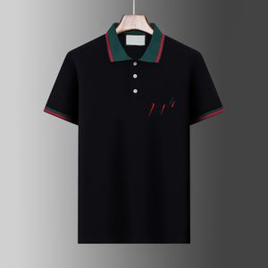Polos d'été Hommes T-shirts Italie Designer Coton Polo T-shirts Mode Casual Affaires Travail Cheval Sports Lettre Imprimer Broderie High Street Hommes Polos Chemises