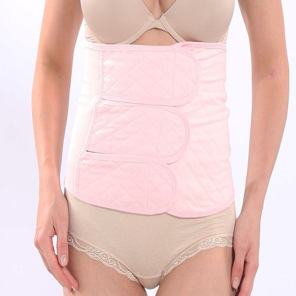 Été post-partum 100 coton femmes enceintes shapers rose blanc gaze corset corps élastique mince dames ceinture abdominale accepter OEM 2001