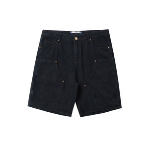 Zomer geprinte shorts Hoge kwaliteit Shorts Hiking Pant gescheurd Hip Hop High Stree Brand Vintage Pant Motorcycle Trendy gescheurde motorrijders