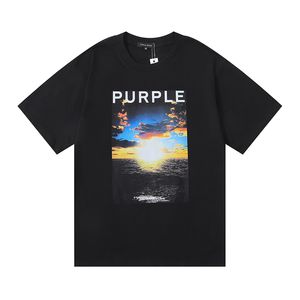 Summer Purple Shirt Purple Brand Shirt Designer T-shirt Mens Women Graphic Tee Tee Outdoor Casual Tshirt Tshirts Man Tops Size S - XL 8863