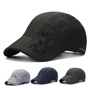 Summer Quickdrying Golf Thin Tennis Wild screen Fishing Cap Male Sun Hat 220627