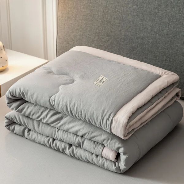 Couperon de courtepointe d'été Cotton Airconditioning Tiwts Soft Min Counfor Child Child Couverture sur le lit Comfort Comfort Textile Bedpread 240506