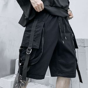 Zomer lint shorts functionele multi-pocket overalls tactische militaire vracht halve broek herenkleding Haruku streetwear