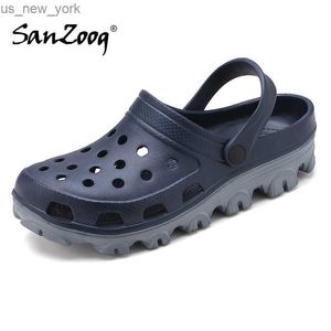 Zomer Rubber Sandalen Mannen Klompen Tuin Schoenen Maat 49 50 51 52 53 Zuecos Hombre Cholas Man Klomp Strand schoenen Grote Brede Voet L230518