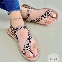 Summer S Beach Flat Sandals Shoes Women Fashion Leopard Print Outdoor Casual Zapatillas Mujer Sandalias 792 Sandaalschoen Fahion Caual Zapa C69 Tilla IA