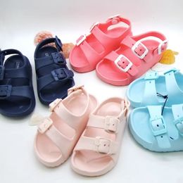 Summer Sandals Boys and Girls Casual Lightweight Eva Slippers Non Slip Soft Soles Trend Baby Toddler Shoes 240402