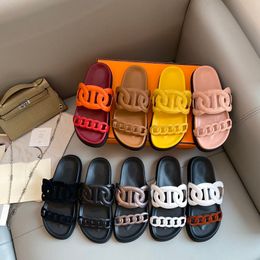 Zomersandalen Slides Slippers Topkwaliteit van hoge kwaliteit Casual Beach Classic Shoes Flat Unisex Luxe Designer fabrieksschoeisel Maat 35-45