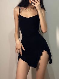 Été sexy mini robe femme sans manche