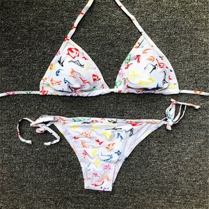 Zomer sexy twee-stukken bikini voor vrouwen badpak met letters 2022 mode perspectief badmode dame badpakken multi stijlen Aziatische maat S-XL 399