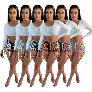 Été Sexy Femmes Shorts Élastique Skinny Bandage Y2K Streetwear Vêtements Pantalons Chauds Fi Spicy Girl Denim Jeans Courts 2024 h0vs #