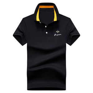 Chemise d'été décontractée en coton pour hommes, Polo de couleur unie, t-shirt respirant, vêtements de Golf et de Tennis, nouveau