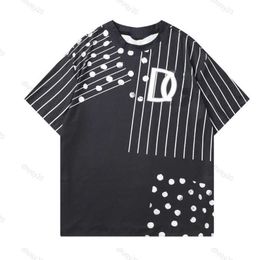 Camiseta de manga corta de verano para hombre sudadera diseñador camiseta d 23 g tie-dye camisetas hombres y mujeres lujo algodón graffiti camiseta cuello redondo camisetas pullover