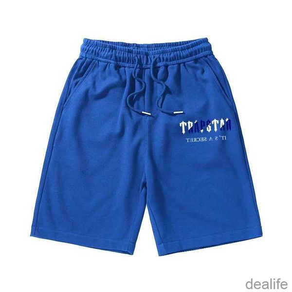 Shorts d'été Hommes Trapstar Basic Baseball World Five-point Board Fitness Sports Workout Beach Short Pants 220708 0s65