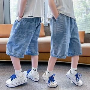Shorts d'été Nouveaux jeans pour un pantalon garçons vêtements adolescents pantalons pantalon adolescents pour enfants villons enfants adolescents en vrac Baggy L2405