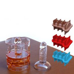 Été Silicone Parodie Creative Ice Tray Whisky Machine À Glaçons Américain Silicone Drôle Toute Personne Moule À Glace